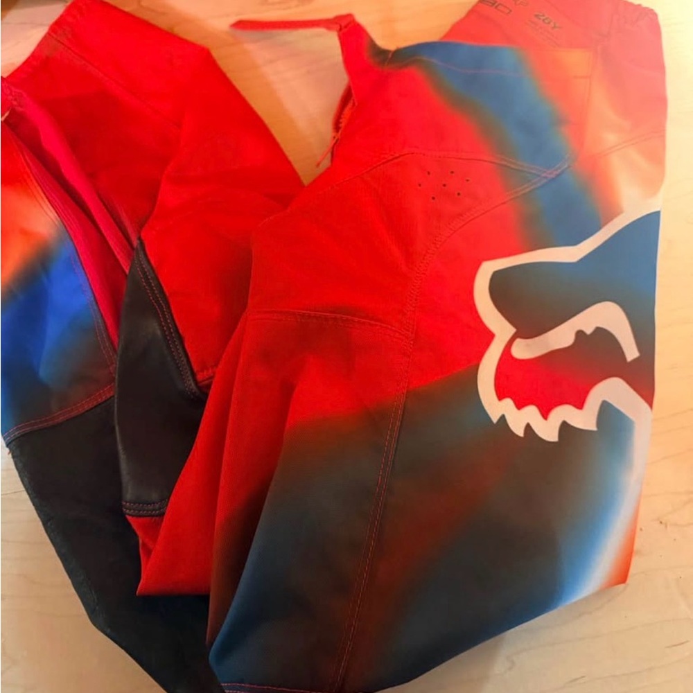 Fox Racing Red Gradient Motocross Pants